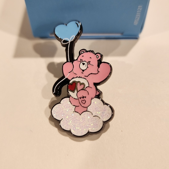Loungefly Care Bears Glitter Clouds Pin Blind Box Heart Balloon NEW Opened - Picture 7 of 13